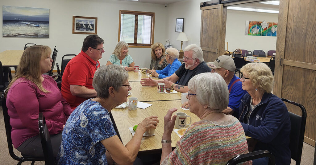 Coffee hour at Living at Home of the Park Rapids Area