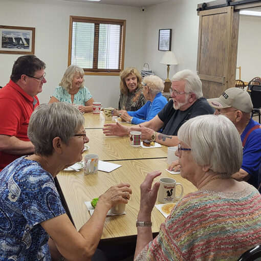 Coffee hour at Living at Home of the Park Rapids Area